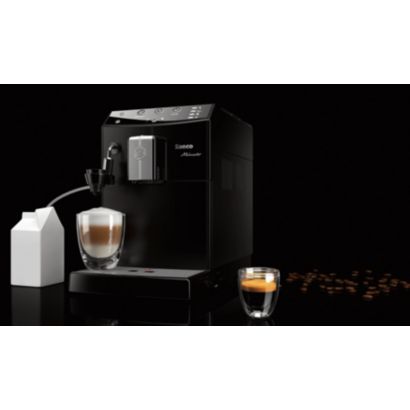 Main in-use photograph Philips Minuto Super-automatic espresso machine