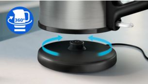 Kullanım kolaylığı i&ccedil;in 360&deg; d&ouml;nen taban