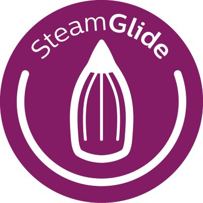 Устойчивая к царапинам подошва SteamGlide обеспечивает легкое скольжение