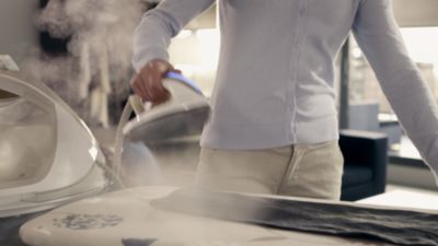 Powerful steam for ultimate crease removal