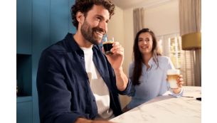 Nem adgang til fjernsupport og vejledning med Coffee+-appen.