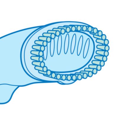 Accesorio de cepillo para un acabado suave