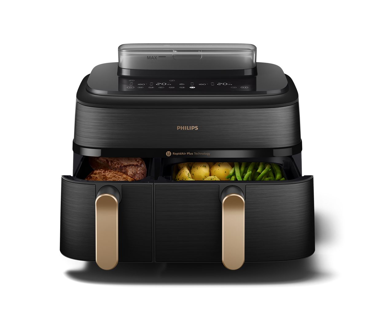 Pierwsze urządzenie Dual Basket z funkcją gotowania na parze