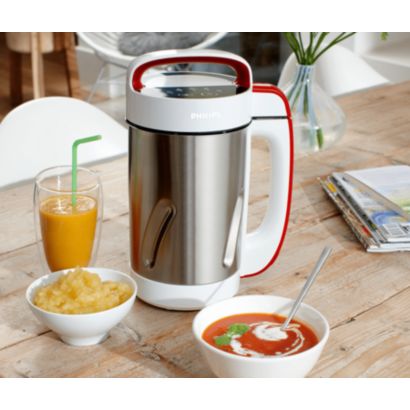 Sopas, compotas y batidos preparados fácilmente
