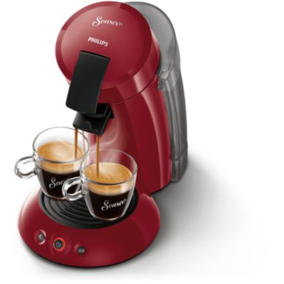 Café delicioso com um simples toque num botão