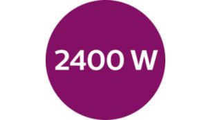 2.400&nbsp;W f&uuml;r schnelles Aufheizen in 30&nbsp;Sekunden