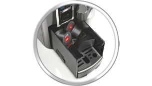 Automatic capsule ejection with integrated drawer