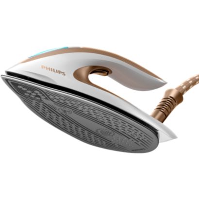 Έξυπνη αυτόματη παροχή ατμού για ευκολότερο σιδέρωμα και γρηγορότερα αποτελέσματα.