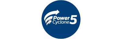 Технология PowerCyclone 5 мгновенно отделяет пыль от воздуха