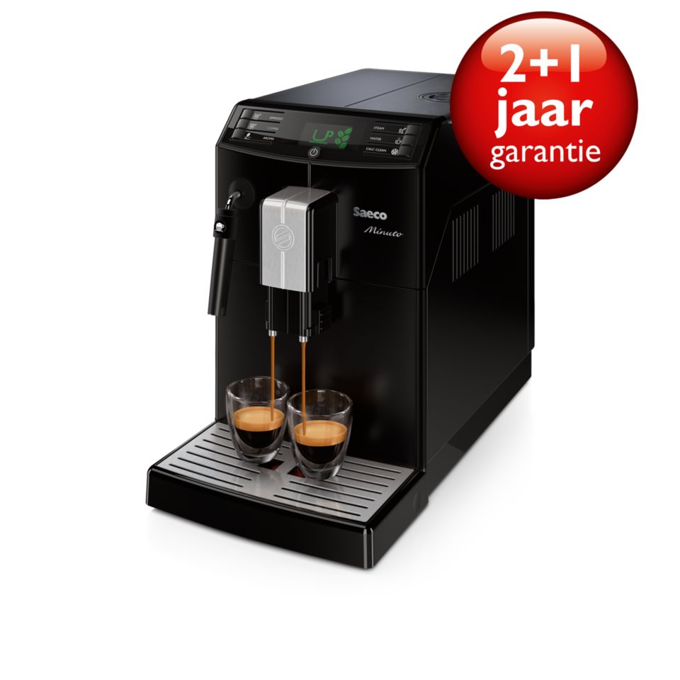 Altijd uw favoriete koffie met één druk op de knop