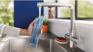 90% minder water gebruik versus een gewone dweil