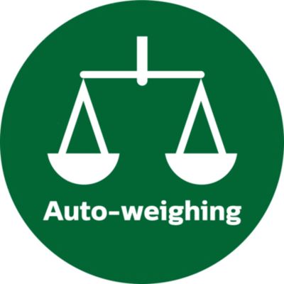 Built-in auto-weighing function