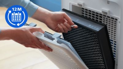 Long life filters up to 1 year
