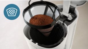 Filtro permanente per un gusto ottimale e conforme del caffè