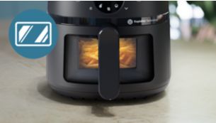 Ventana para controlar la comida mientras cocinas