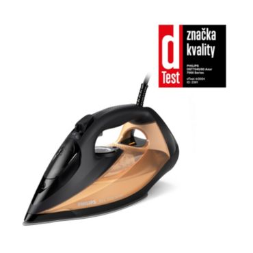 Séria 7000 Naparovacia žehlička čierna/zlatá