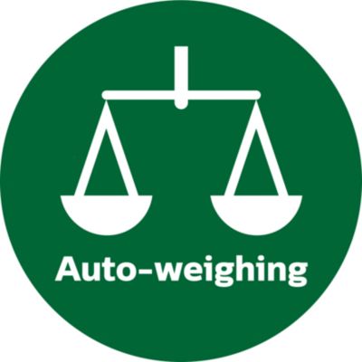 Built-in auto-weighing function