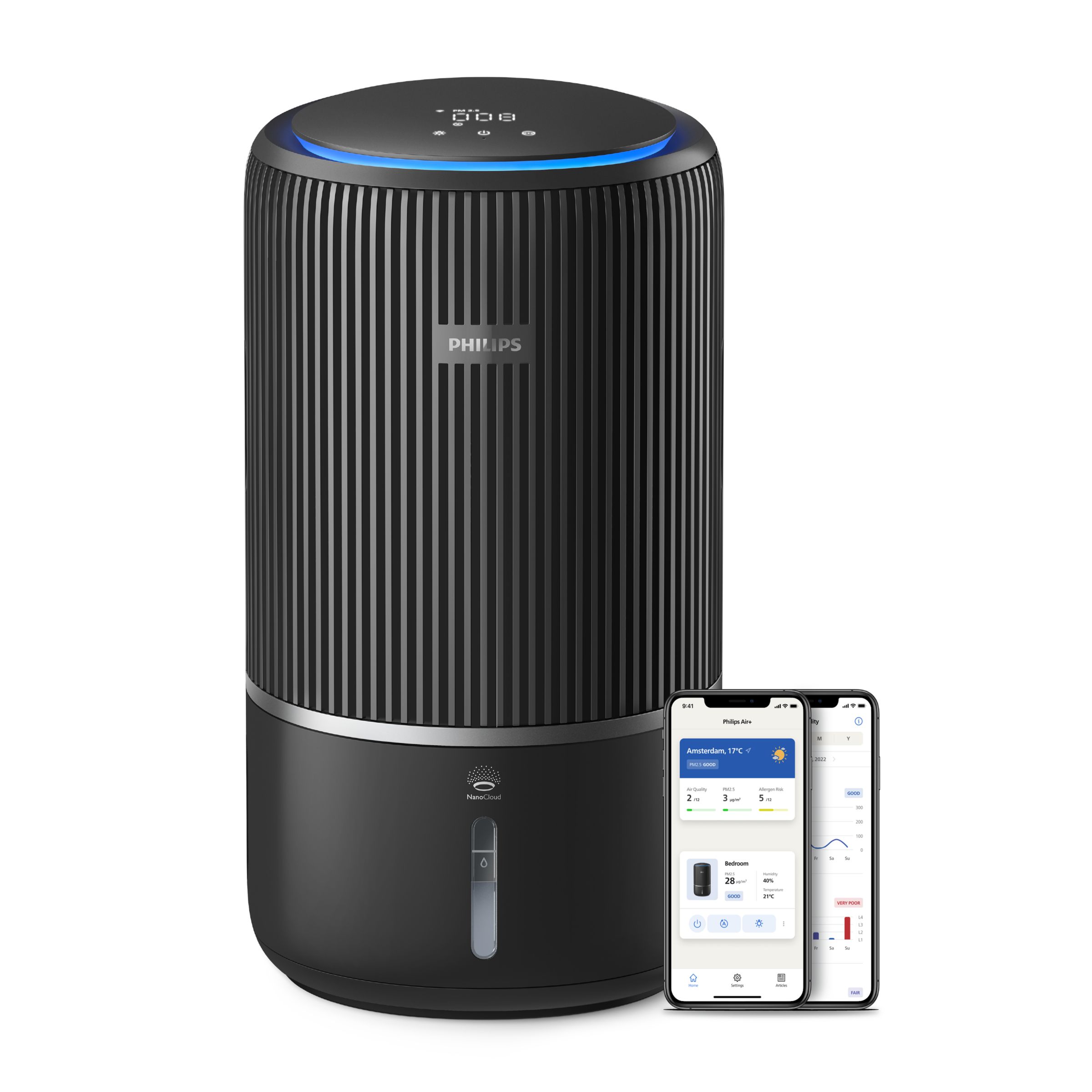 Philips PureProtect Water Řady 3400 - Chytrá Čistička A zvlhčovač Vzduchu 2v1 - AC3421/13