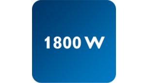 功率高达 1800 瓦，加热时间更快