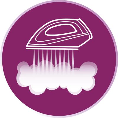 Prevents steam holes from clogging