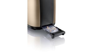 可分离式面包屑底盘，方便清洁