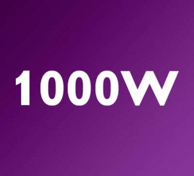 Výkonný 1000 W motor ponúka konzistentne neprekonateľné výsledky