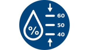 R&eacute;glages d'humidification automatiques
