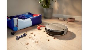 No need to tidy before a cleaning session