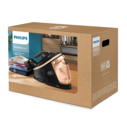 Fast ironing with automatic steam