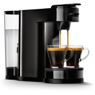 Machine à café à dosettes et filtre