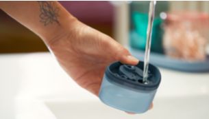 Afneembaar waterreservoir van 100 ml voor eenvoudig bijvullen
