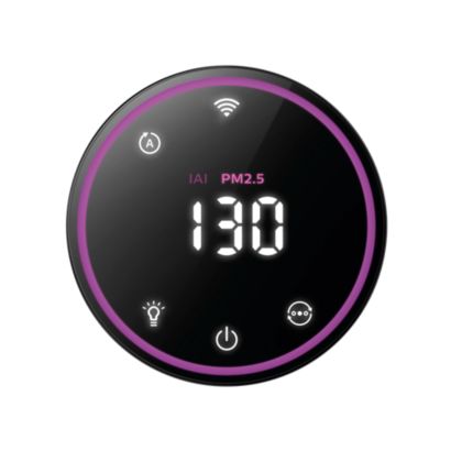 Purifies the air in less than 10 min (1)