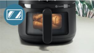 Betekintőablak, amelyen &aacute;t v&eacute;gigk&ouml;vetheti az &eacute;tel k&eacute;sz&uuml;l&eacute;s&eacute;t