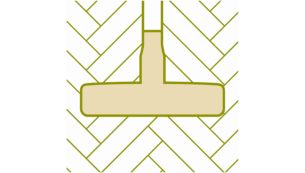 Speciaal Parquet-mondstuk met zachte borstelharen