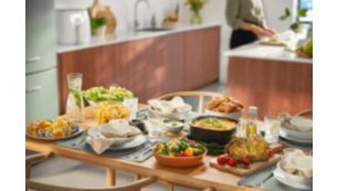 Vielseitig: Frittieren. Backen. Grillen. Braten. Und sogar Aufw&auml;rmen!