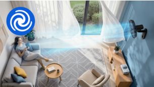 Long-distance breeze for maximum cooling