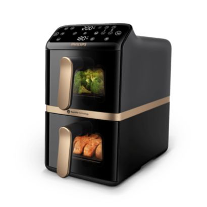 Philips Верт. Airfryer серия 4000, дв. кошница