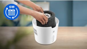 Long life filters up to 6 months