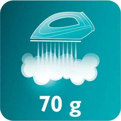 Dodatna količina pare do 70 g
