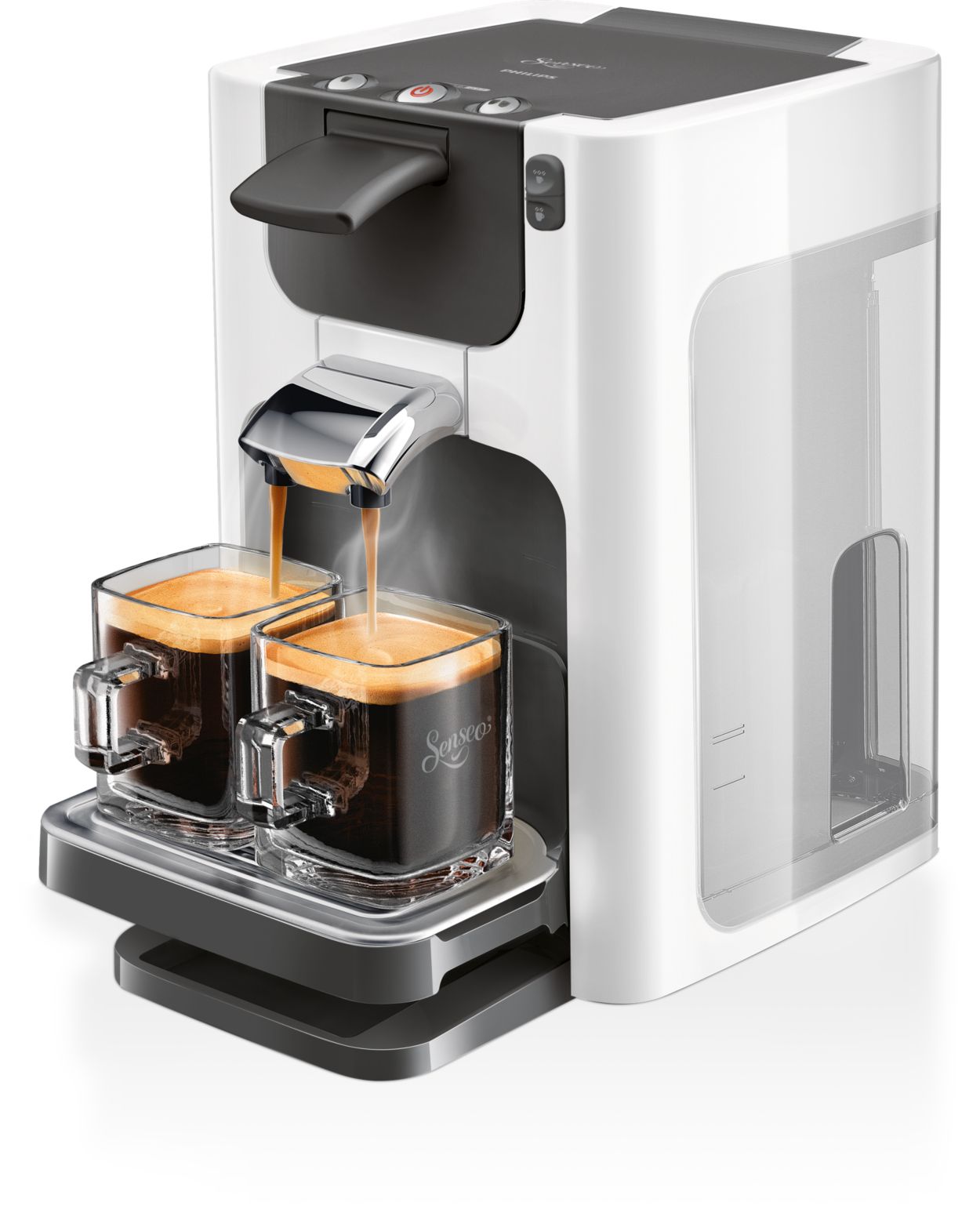 Heerlijke koffie met één druk op de knop en een modern design