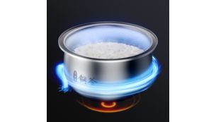 一次烹煮，两种米饭