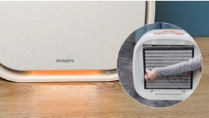 Follow the smart filter status indicator on your device