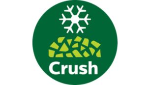 Crush ice and other hard ingredients