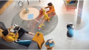 可調節 350&deg; 擺動能觸及您需要的所有位置