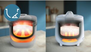 Powerful Even Cooking with Upgraded Spherical Pot