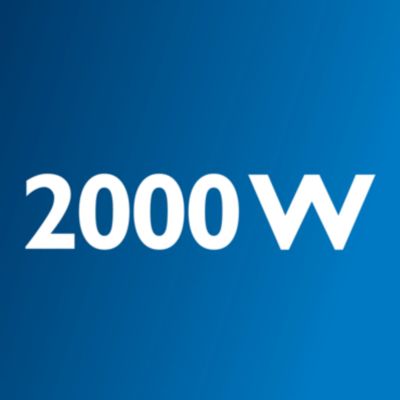 2000 Watt motor for powerful cleaning performance