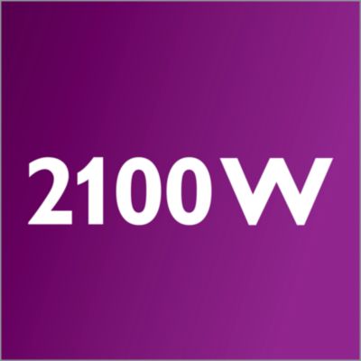 2100 W motor z največjo sesalno močjo 475 W