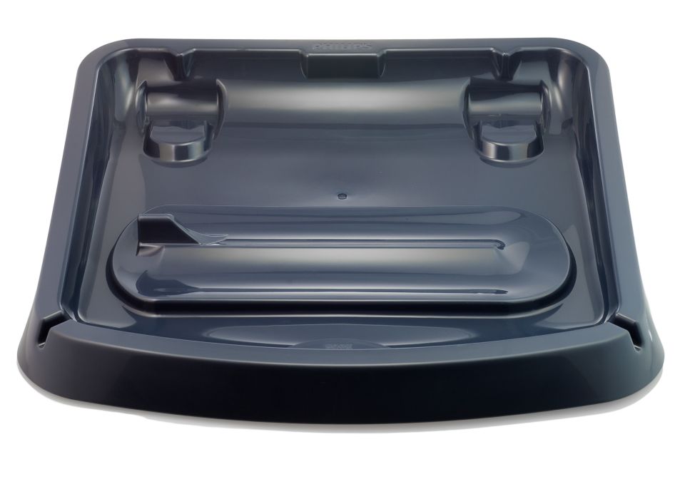 Plateau accueillant votre Aqua Trio après utilisation