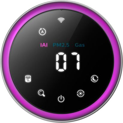 Purifies the air in less than 6 min (1)