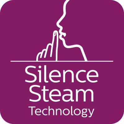 Silent steam technology: Powerful steam with minimum sound